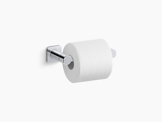 Parallel™ Pivoting toilet paper holder